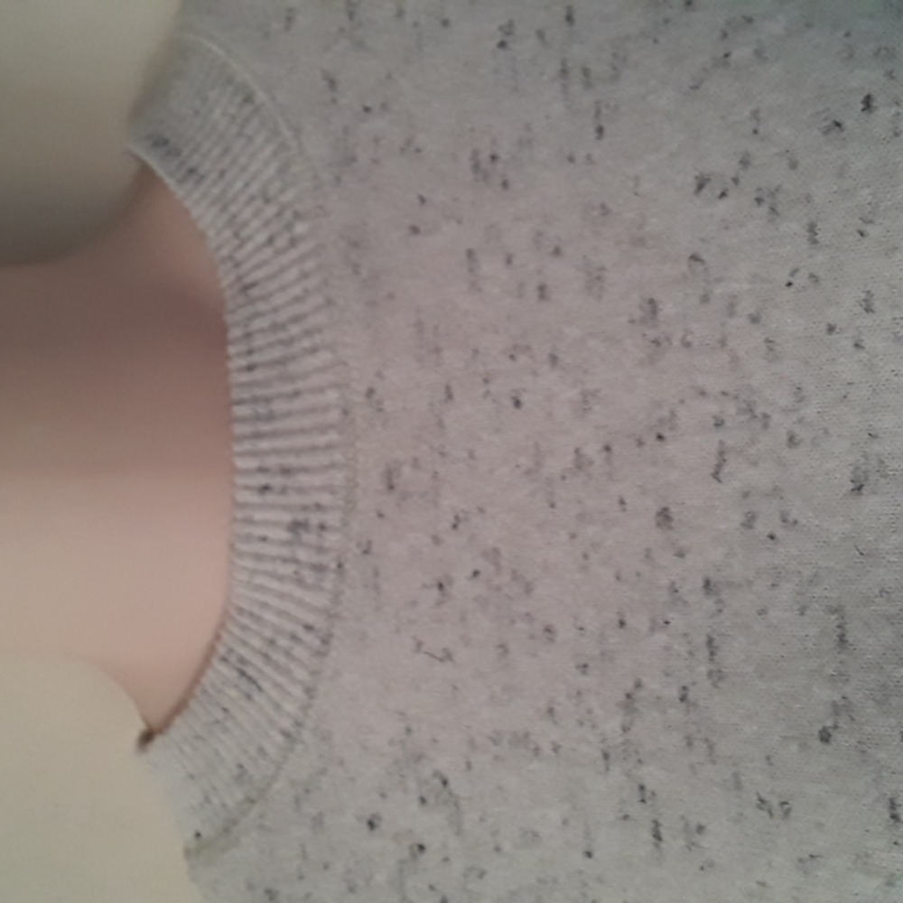 NWT Topshop Sweatshirt Mini Dress in Oatmeal 12 - Picture 10 of 16